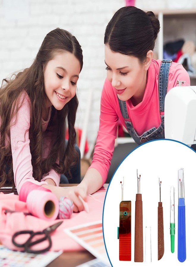 Jasol Sewing Tool Seam Ripper Uses Stich Opener Full Range for Sewing Crafting (Pack of 2 Big Seam Ripper Brown) - Image 2